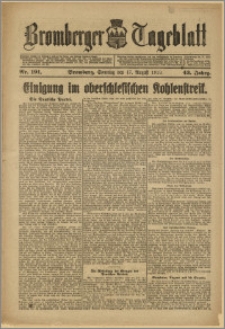 Bromberger Tageblatt. J. 43, 1919, nr 191