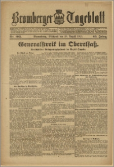 Bromberger Tageblatt. J. 43, 1919, nr 193