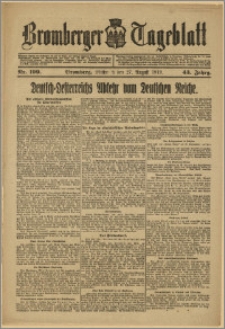 Bromberger Tageblatt. J. 43, 1919, nr 199