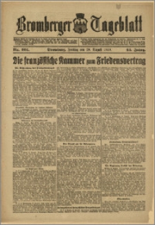 Bromberger Tageblatt. J. 43, 1919, nr 201