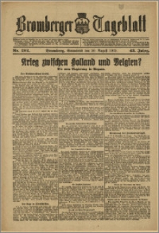 Bromberger Tageblatt. J. 43, 1919, nr 202