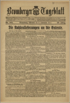 Bromberger Tageblatt. J. 43, 1919, nr 205