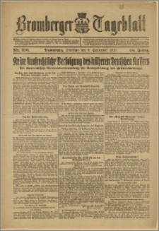 Bromberger Tageblatt. J. 43, 1919, nr 210