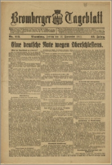 Bromberger Tageblatt. J. 43, 1919, nr 213