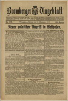 Bromberger Tageblatt. J. 43, 1919, nr 219