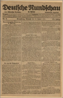 Deutsche Rundschau in Polen. J. 45, 1921, nr 8
