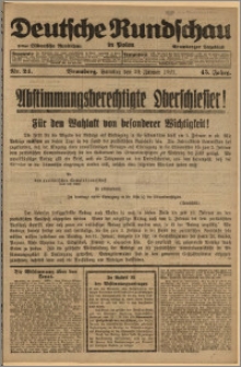 Deutsche Rundschau in Polen. J. 45, 1921, nr 24