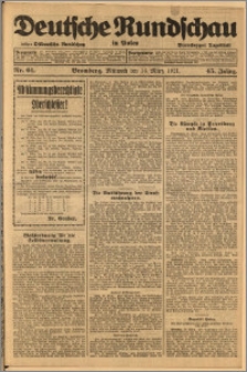 Deutsche Rundschau in Polen. J. 45, 1921, nr 61