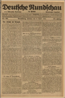 Deutsche Rundschau in Polen. J. 45, 1921, nr 93
