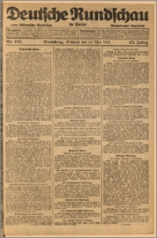 Deutsche Rundschau in Polen. J. 45, 1921, nr 110