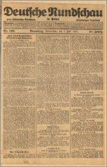 Deutsche Rundschau in Polen. J. 45, 1921, nr 148