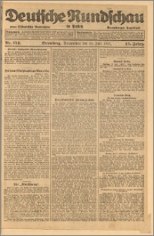 Deutsche Rundschau in Polen. J. 45, 1921, nr 154