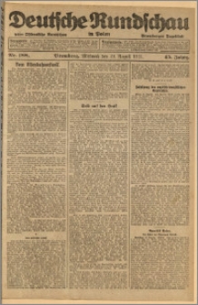Deutsche Rundschau in Polen. J. 45, 1921, nr 188
