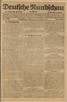 Deutsche Rundschau in Polen. J. 45, 1921, nr 190