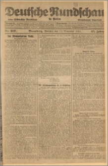 Deutsche Rundschau in Polen. J. 45, 1921, nr 257