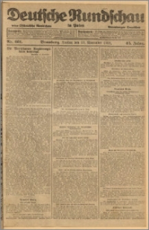 Deutsche Rundschau in Polen. J. 45, 1921, nr 261