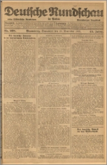 Deutsche Rundschau in Polen. J. 45, 1921, nr 268