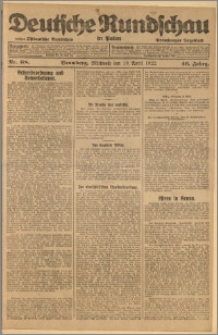 Deutsche Rundschau in Polen. J. 46, 1922, nr 68
