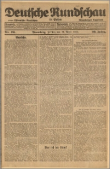 Deutsche Rundschau in Polen. J. 46, 1922, nr 70