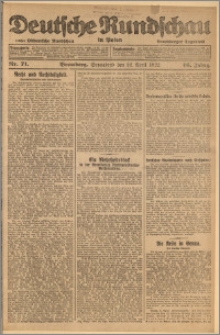 Deutsche Rundschau in Polen. J. 46, 1922, nr 71
