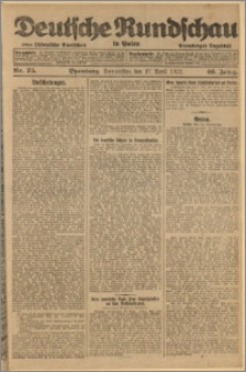 Deutsche Rundschau in Polen. J. 46, 1922, nr 75