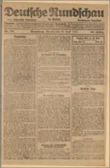Deutsche Rundschau in Polen. J. 46, 1922, nr 78
