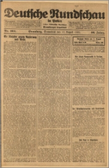 Deutsche Rundschau in Polen. J. 46, 1922, nr 162