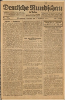 Deutsche Rundschau in Polen. J. 46, 1922, nr 181