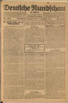 Deutsche Rundschau in Polen. J. 46, 1922, nr 197