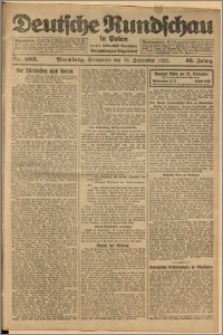 Deutsche Rundschau in Polen. J. 46, 1922, nr 203