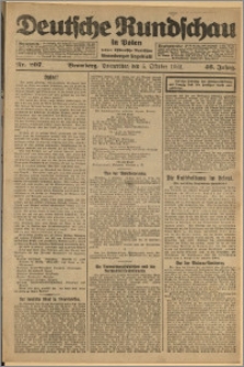 Deutsche Rundschau in Polen. J. 46, 1922, nr 207