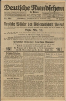 Deutsche Rundschau in Polen. J. 46, 1922, nr 238