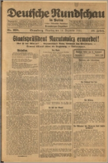 Deutsche Rundschau in Polen. J. 46, 1922, nr 268