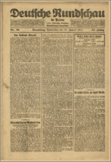 Deutsche Rundschau in Polen. J. 47, 1923, nr 19