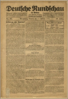 Deutsche Rundschau in Polen. J. 47, 1923, nr 34