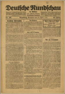 Deutsche Rundschau in Polen. J. 47, 1923, nr 96