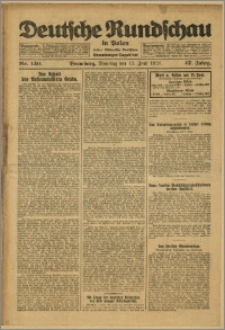 Deutsche Rundschau in Polen. J. 47, 1923, nr 130