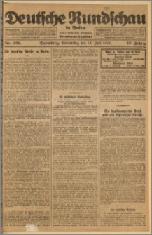 Deutsche Rundschau in Polen. J. 47, 1923, nr 161