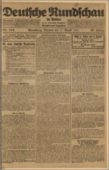 Deutsche Rundschau in Polen. J. 47, 1923, nr 184