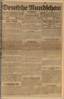 Deutsche Rundschau in Polen. J. 47, 1923, nr 198