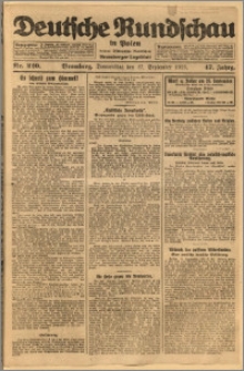 Deutsche Rundschau in Polen. J. 47, 1923, nr 220