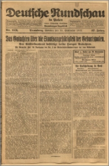 Deutsche Rundschau in Polen. J. 47, 1923, nr 223