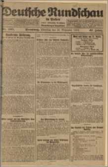 Deutsche Rundschau in Polen. J. 47, 1923, nr 265