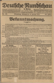 Deutsche Rundschau in Polen. J. 48, 1924, nr 42