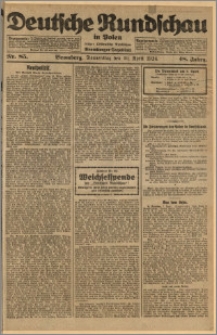 Deutsche Rundschau in Polen. J. 48, 1924, nr 85