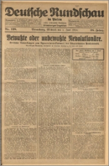 Deutsche Rundschau in Polen. J. 48, 1924, nr 128