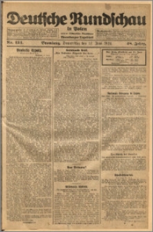 Deutsche Rundschau in Polen. J. 48, 1924, nr 134