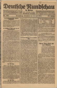 Deutsche Rundschau in Polen. J. 48, 1924, nr 165