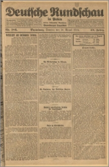 Deutsche Rundschau in Polen. J. 48, 1924, nr 184