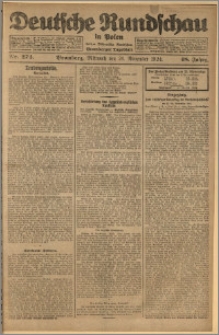 Deutsche Rundschau in Polen. J. 48, 1924, nr 274